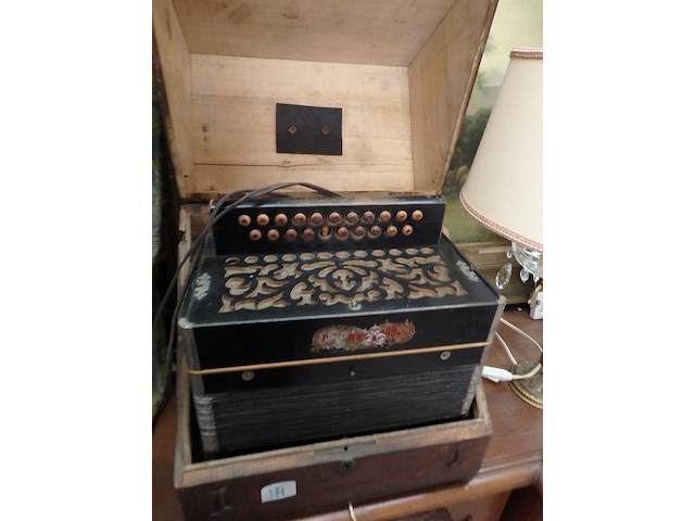 Accordeon in doos servais - afbeelding 1 van  3