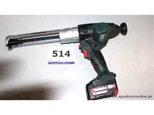 Accu- kitpistool metabo kpa 18ltx, werking niet helend - afbeelding 1 van  2