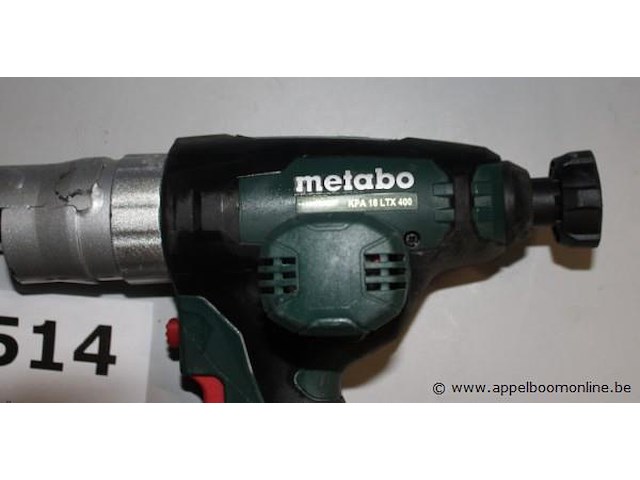 Accu- kitpistool metabo kpa 18ltx, werking niet helend - afbeelding 2 van  2