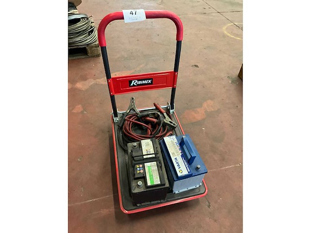 Accu (2x) + transportkar - afbeelding 2 van  7