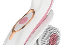 Accu 3in1 gezichtsreiniger (roze) - afbeelding 2 van  3