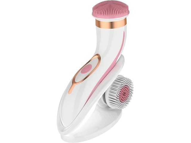 Accu 3in1 gezichtsreiniger (roze) - afbeelding 2 van  3