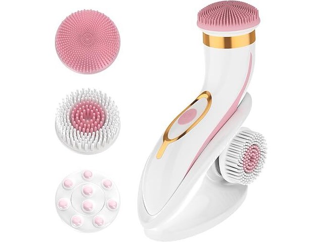 Accu 3in1 gezichtsreiniger (roze) - afbeelding 1 van  3
