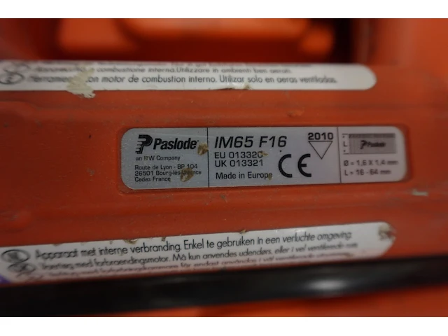 Accu afwerknagelapparaat paslode - afbeelding 4 van  4