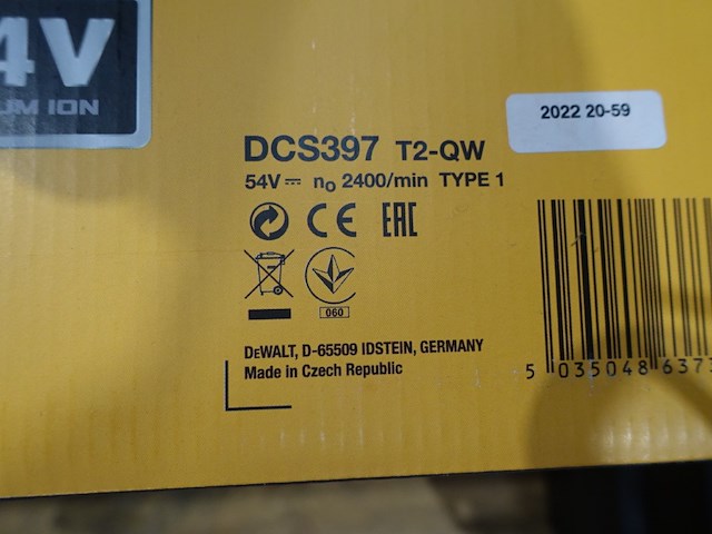 Accu alligatorzaag dewalt - afbeelding 3 van  3