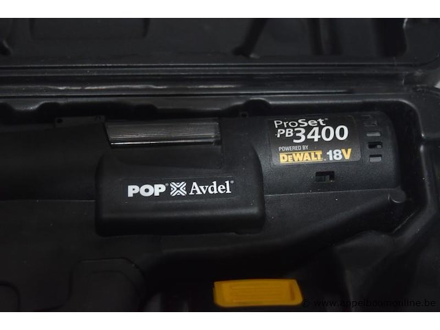 Accu blindklinkmachine pop advel pb 3400,werking niet gekend - afbeelding 2 van  3