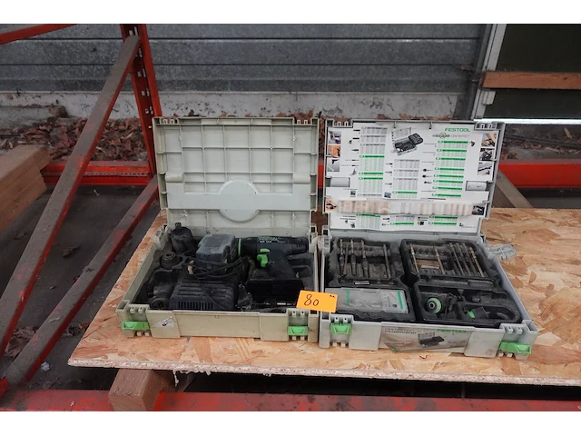 Accu boorhamer festool & toebehoren - afbeelding 1 van  4