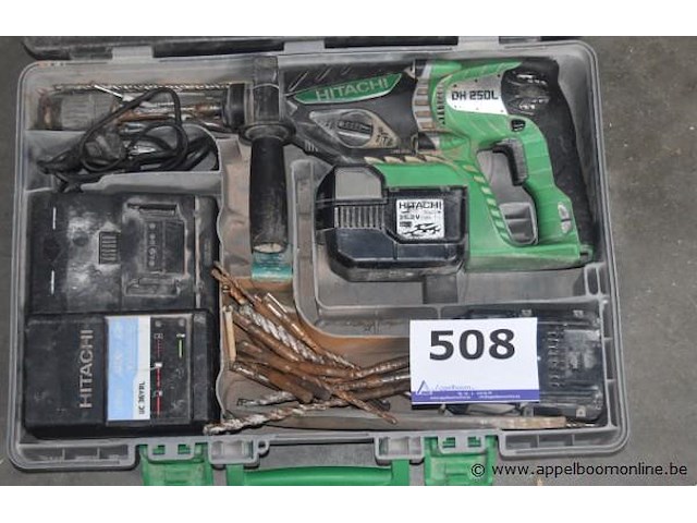 Accu boorhamer hitachi dh 25dl - afbeelding 1 van  2