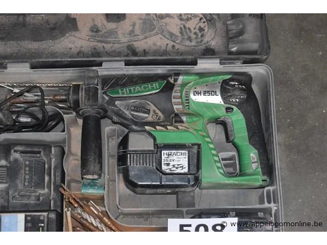 Accu boorhamer hitachi dh 25dl - afbeelding 2 van  2