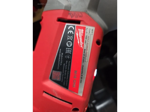 Accu boorhamer milwaukee m18 chx - afbeelding 3 van  5