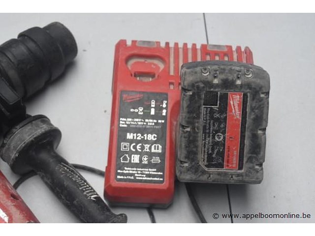 Accu boorhamer milwaukee m18 onefhpx, met batterij en lader, werking niet gekend - afbeelding 3 van  3