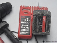 Accu boorhamer milwaukee m18 onefhpx, met batterij en lader, werking niet gekend - afbeelding 3 van  3