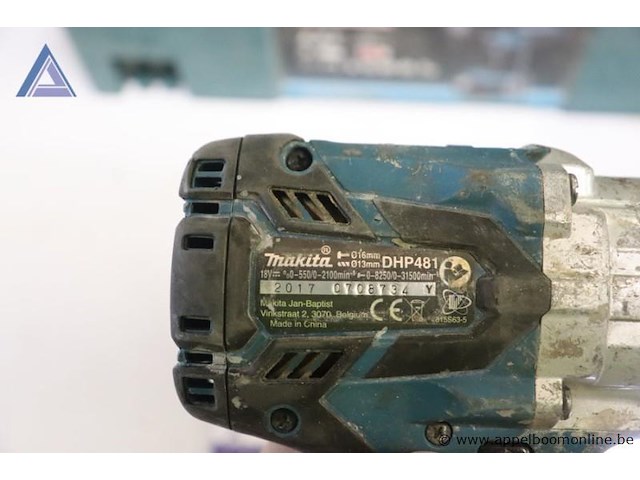 Accu boormachine - makita - dhp481 - afbeelding 3 van  3