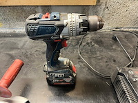 Accu boormachine bosch 65b18v, accu schroevendraaier bosch 6ds 18v, slijpschijf flex l1001, tafelzaag scheppach (10,11,12,13) - afbeelding 4 van  5