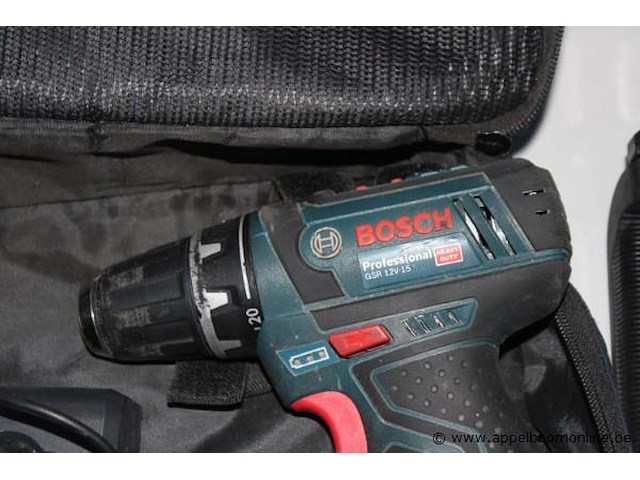 Accu boormachine bosch gsr 12v-15, werking niet gekend - afbeelding 2 van  2