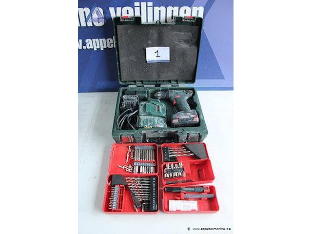 Accu boormachine bosch plus gereedschapsset metabo - afbeelding 5 van  5