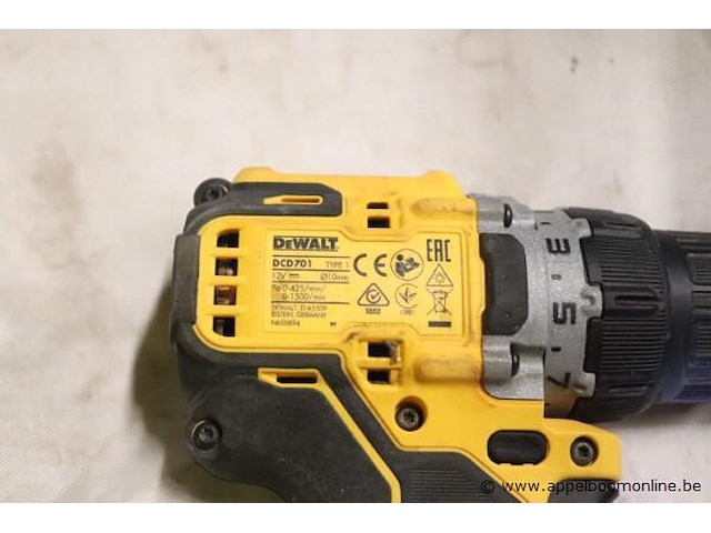 Accu boormachine dewalt dcd701 - afbeelding 3 van  3