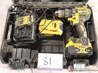 Accu boormachine dewalt dcd791, vv oplader - afbeelding 1 van  4