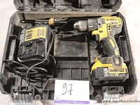 Accu boormachine dewalt dcd791, vv oplader - afbeelding 1 van  4