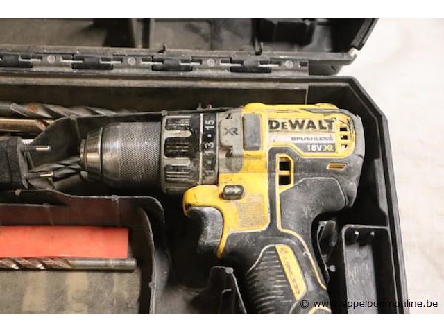 Accu boormachine dewalt dcd791, vv oplader - afbeelding 3 van  4