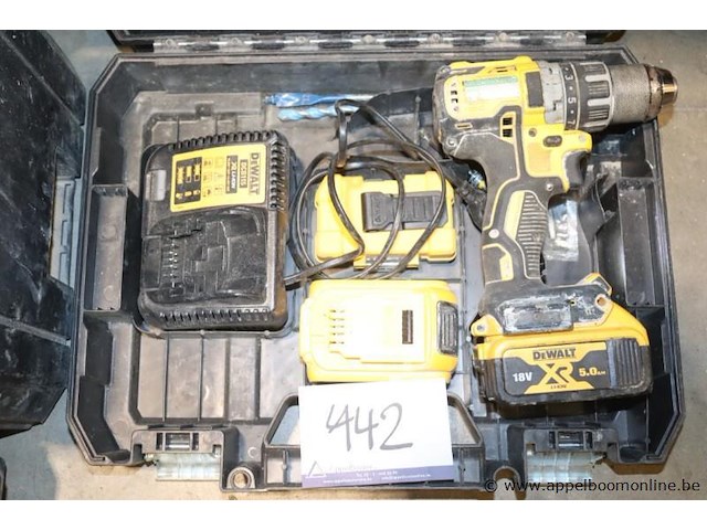 Accu boormachine dewalt dcd791 vv oplader - afbeelding 2 van  3