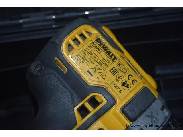 Accu boormachine dewalt dcd791, werking niet gekend - afbeelding 3 van  3