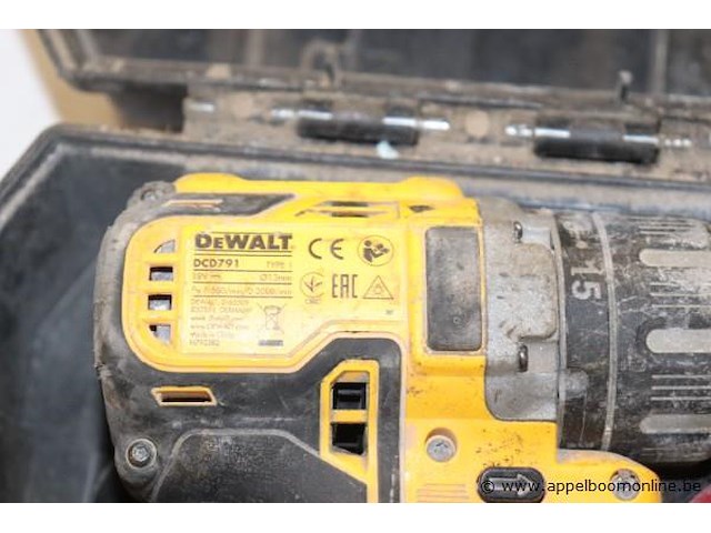Accu boormachine dewalt dcd791 - afbeelding 3 van  3