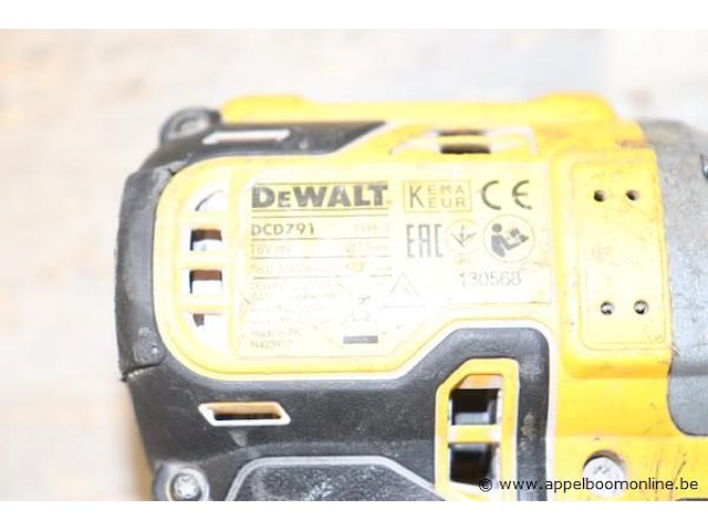 Accu boormachine dewalt dcd791 - afbeelding 2 van  2
