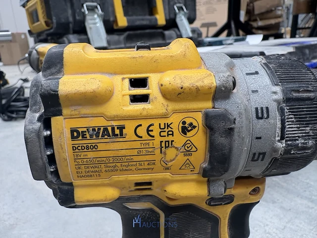 Accu boormachine dewalt dcd800 - afbeelding 4 van  9