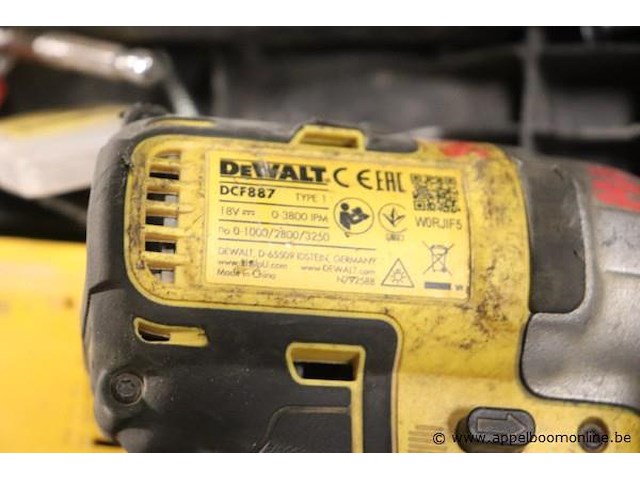 Accu boormachine dewalt dcf887, vv oplader en extra batterij - afbeelding 3 van  3