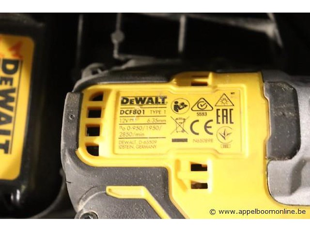 Accu boormachine dewalt vv oplader - afbeelding 4 van  4