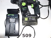 Accu boormachine festool bhc 18, vv oplader, werking niet gekend - afbeelding 1 van  3