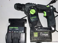 Accu boormachine festool bhc 18, vv oplader, werking niet gekend - afbeelding 2 van  3