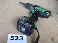 Accu boormachine hitachi ds 14dsl, werking niet gekend