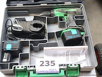 Accu boormachine hitachi ds 14dv81, werking niet gekend
