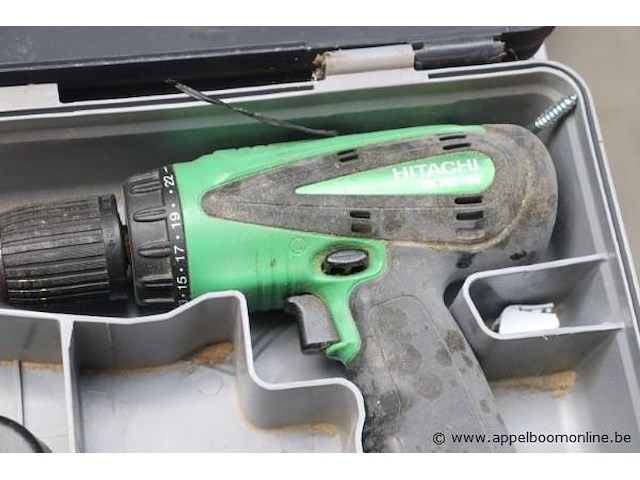 Accu boormachine hitachi ds 14dv81, werking niet gekend - afbeelding 2 van  2