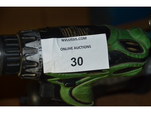 Accu boormachine hitachi ds12dvf3 met accu zonder lader, accu boormachine parkside pabsp20lic3 met accu zonder lader, 2 pillampen - afbeelding 3 van  6