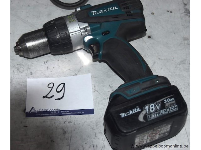 Accu boormachine makita bdf458, werking niet gekend - afbeelding 1 van  3