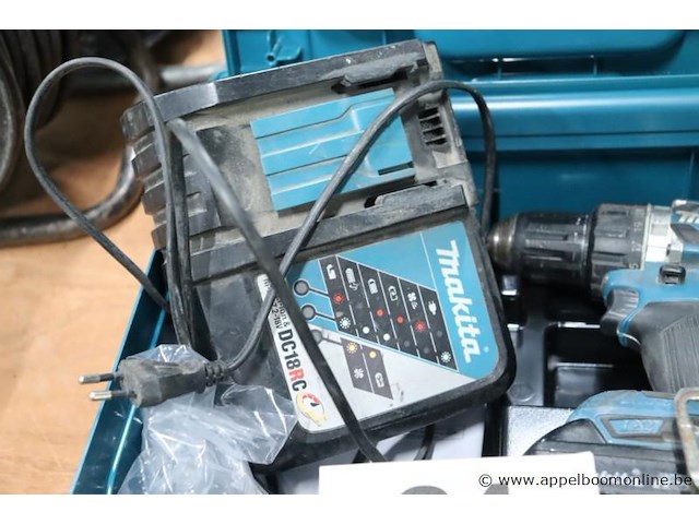 Accu boormachine makita ddf484, vv oplader, werking niet gekend - afbeelding 2 van  4