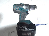 Accu boormachine makita ddf484, werking niet gekend