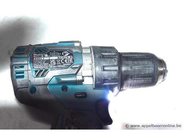 Accu boormachine makita ddf484, werking niet gekend - afbeelding 2 van  3