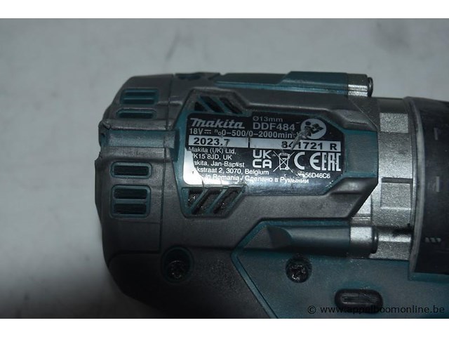 Accu boormachine makita ddf484, werking niet gekend - afbeelding 3 van  3