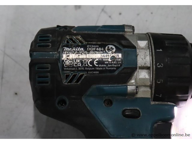 Accu boormachine makita ddf484, werking niet gekend - afbeelding 2 van  2