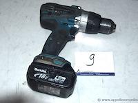 Accu boormachine makita dhp458, werking niet gekend
