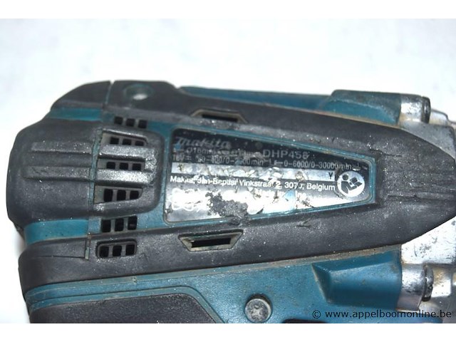 Accu boormachine makita dhp458, werking niet gekend - afbeelding 3 van  3