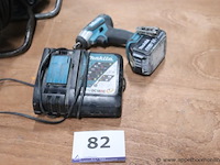 Accu boormachine makita dtw181, vv oplader, werking niet gekend - afbeelding 1 van  4