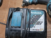 Accu boormachine makita dtw181, vv oplader, werking niet gekend - afbeelding 2 van  4