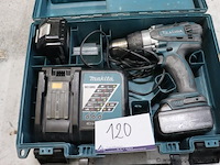 Accu boormachine makita hdf453, vv oplader, werking niet gekend - afbeelding 1 van  2