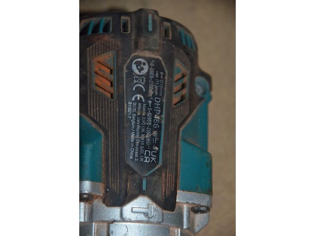 Accu boormachine makita met lader en accu in koffer dlx5070tj, accu boormachine makita dhp486 zonder accu, accu schroefmachine makita zonder accu (model niet leesbaar) (4) - afbeelding 2 van  11