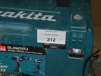 Accu boormachine makita met lader en accu in koffer dlx5070tj, accu boormachine makita dhp486 zonder accu, accu schroefmachine makita zonder accu (model niet leesbaar) (4) - afbeelding 7 van  11